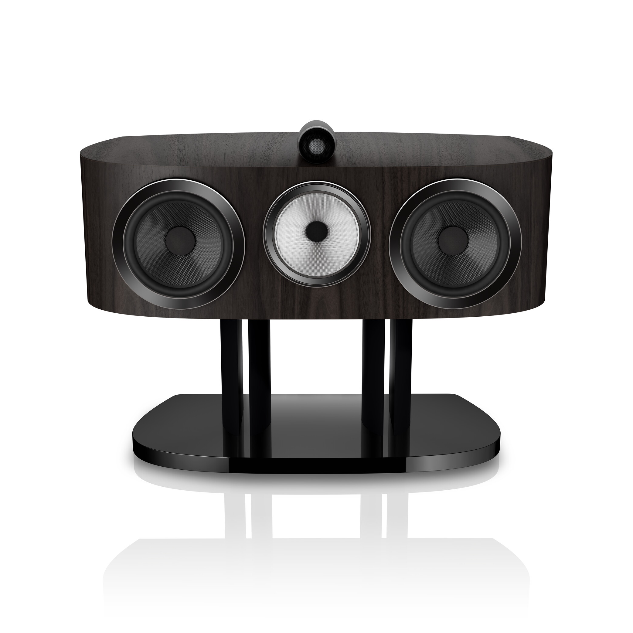 Low--B&W - HTM81 D5 Dark Walnut - Front