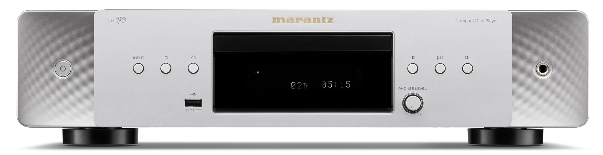 Low--Marantz - CD 70 Front - Silver Gold