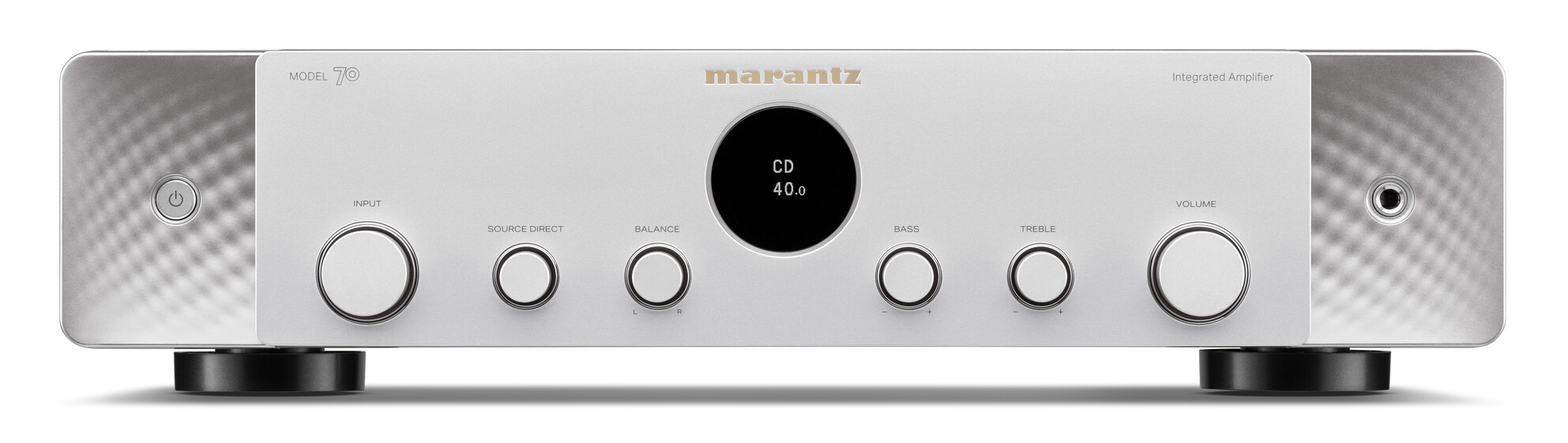 Low--Marantz - MODEL 70 Front - Silver Gold